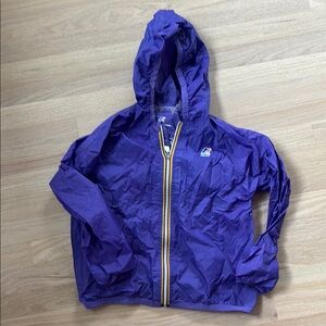 K-Way Kids Raincoat in Vibrant Purple